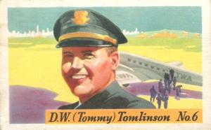 1936 Heinz Famous Aviators 1st Series (F277-4) #6 D.W. Tomlinson Front