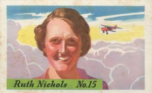 1936 Heinz Famous Aviators 1st Series (F277-4) #15 Ruth Nichols Front
