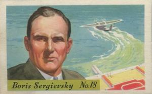 1936 Heinz Famous Aviators 1st Series (F277-4) #18 Boris Sergievsky Front