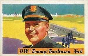 1937-39 Heinz Famous Aviators 2nd Series #6 D.W. Tomlinson Front