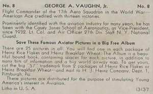 1937-39 Heinz Famous Aviators 2nd Series #8 