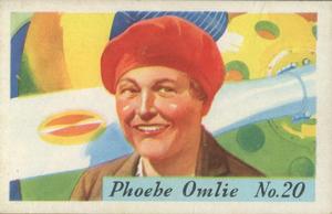 1937-39 Heinz Famous Aviators 2nd Series #20 Phoebe Omlie Front