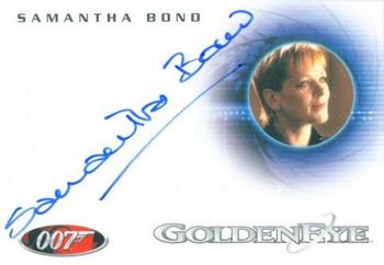 2010 Rittenhouse James Bond Heroes and Villains - Autographs #A127 Samantha Bond Front