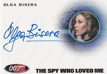 2010 Rittenhouse James Bond Heroes and Villains - Autographs #A150 Olga Bisera Front