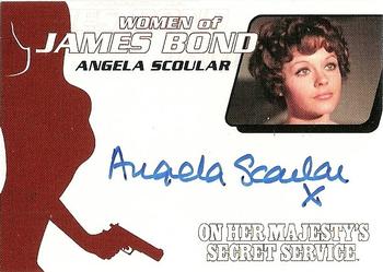 2010 Rittenhouse James Bond Heroes and Villains - Autographs #WA36 Angela Scoular Front