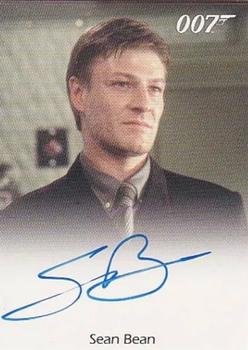 2010 Rittenhouse James Bond Heroes and Villains - Autographs #NNo Sean Bean Front