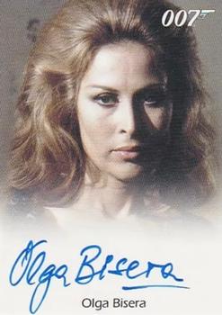 2010 Rittenhouse James Bond Heroes and Villains - Autographs #NNO Olga Bisera Front
