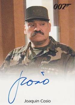 2010 Rittenhouse James Bond Heroes and Villains - Autographs #NNO Joaquin Cosio Front
