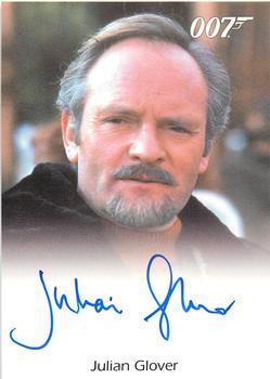2010 Rittenhouse James Bond Heroes and Villains - Autographs #NNO Julian Glover Front