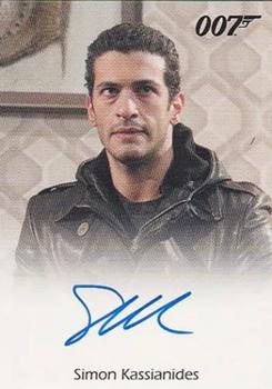 2010 Rittenhouse James Bond Heroes and Villains - Autographs #NNO Simon Kassianides Front