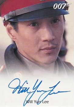 2010 Rittenhouse James Bond Heroes and Villains - Autographs #NNO Will Yun Lee Front