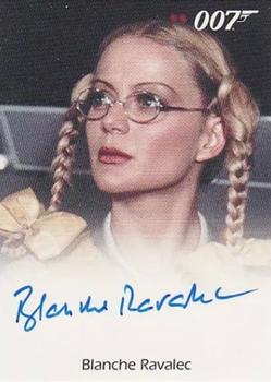 2010 Rittenhouse James Bond Heroes and Villains - Autographs #NNO Blanche Ravalec Front