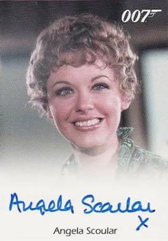 2010 Rittenhouse James Bond Heroes and Villains - Autographs #NNO Angela Scoular Front