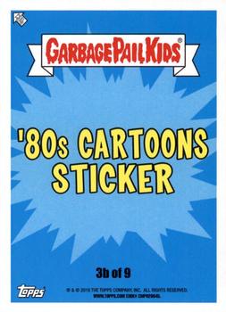 2018 Topps Garbage Pail Kids We Hate the '80s #3b Optimus Fine Back