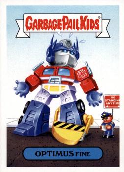 2018 Topps Garbage Pail Kids We Hate the '80s #3b Optimus Fine Front