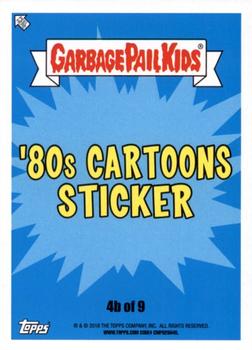 2018 Topps Garbage Pail Kids We Hate the '80s #4b Trucked-Over Trakker Back