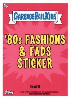 2018 Topps Garbage Pail Kids We Hate the '80s #1a Big Hair Sher Back