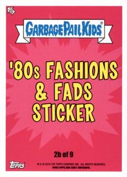 2018 Topps Garbage Pail Kids We Hate the '80s #2b Puffy Paula Back