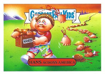 2018 Topps Garbage Pail Kids We Hate the '80s #6a Hans Across America Front