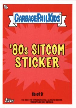 2018 Topps Garbage Pail Kids We Hate the '80s #1b Grand Goldberg Back
