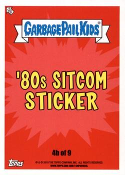 2018 Topps Garbage Pail Kids We Hate the '80s #4b Galled Goldberg Back