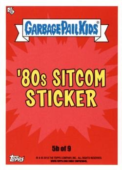 2018 Topps Garbage Pail Kids We Hate the '80s #5b Garrulous Goldberg Back