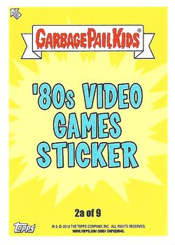 2018 Topps Garbage Pail Kids We Hate the '80s #2a At-Ari Back