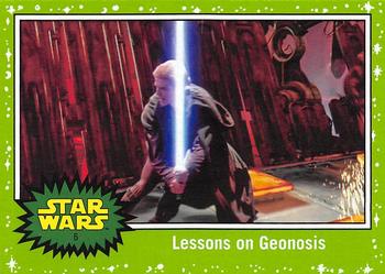 2017 Topps Star Wars Journey To The Last Jedi - Starfield Green #6 Lessons on Geonosis Front