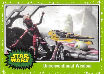 2017 Topps Star Wars Journey To The Last Jedi - Starfield Green #8 Unconventional Wisdom Front