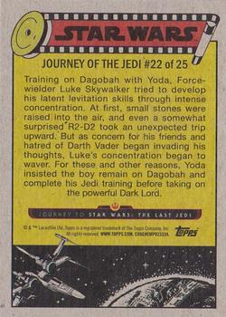 2017 Topps Star Wars Journey To The Last Jedi - Starfield Green #22 Tests in concentration Back