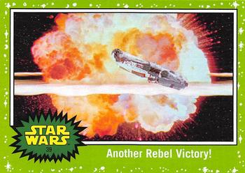 2017 Topps Star Wars Journey To The Last Jedi - Starfield Green #39 Another Rebel Victory! Front