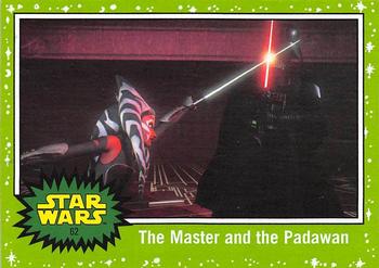 2017 Topps Star Wars Journey To The Last Jedi - Starfield Green #62 The Master and the Padawan Front