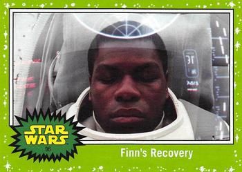 2017 Topps Star Wars Journey To The Last Jedi - Starfield Green #96 Finn's Recovery Front