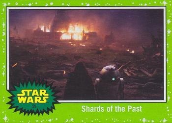 2017 Topps Star Wars Journey To The Last Jedi - Starfield Green #99 Shards of the Past Front
