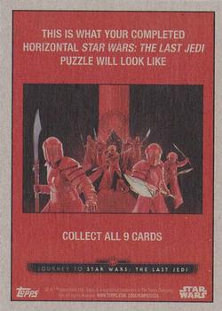 2017 Topps Star Wars Journey To The Last Jedi - Starfield Green #109 The Millennium Falcon Flees Back
