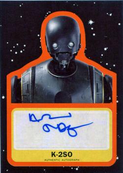 2017 Topps Star Wars Journey To The Last Jedi - Autographs Orange #A-AT Alan Tudyk Front