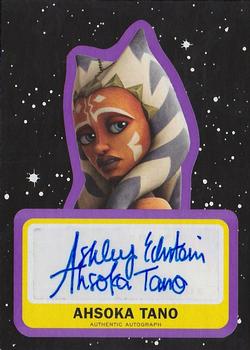 2017 Topps Star Wars Journey To The Last Jedi - Autographs Purple #A-AE Ashley Eckstein Front