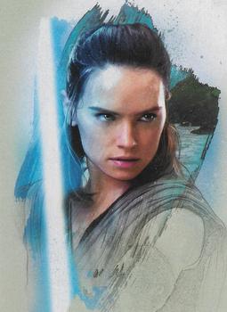 2017 Topps Star Wars Journey To The Last Jedi - Character Cards #14 Rey Front