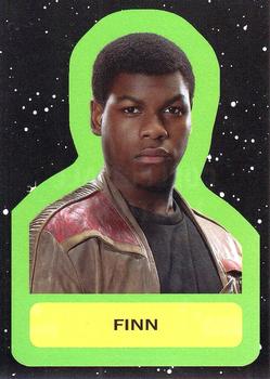 2017 Topps Star Wars Journey To The Last Jedi - Character Retro Stickers #3 Finn Front