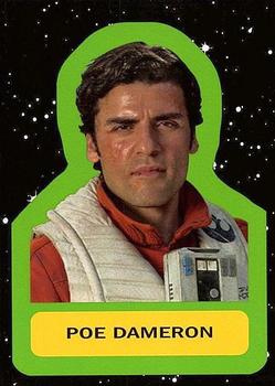 2017 Topps Star Wars Journey To The Last Jedi - Character Retro Stickers #15 Poe Dameron Front