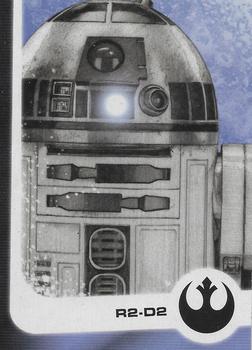 2017 Topps Star Wars Journey To The Last Jedi - Illustrated Characters #4 R2-D2 Front