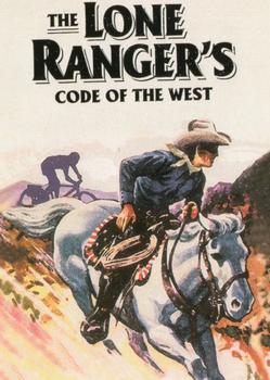 1997 Dart Lone Ranger - Promos #SB0 Code of the West Front