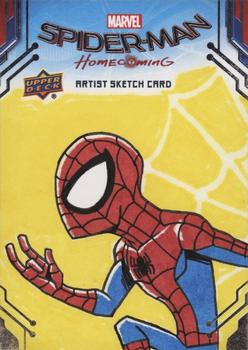 2017 Upper Deck Marvel Spider-Man Homecoming - Artist Sketches #NNO Nate Xopher Front