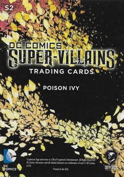 2015 Cryptozoic DC Comics Super-Villains - Sirens #S2 Poison Ivy Back