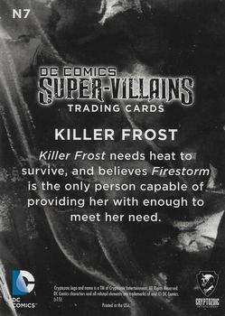 2015 Cryptozoic DC Comics Super-Villains - Noir #N7 Killer Frost Back