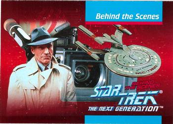 1993 SkyBox Star Trek: The Next Generation Behind the Scenes #1 Behind the Scenes Front