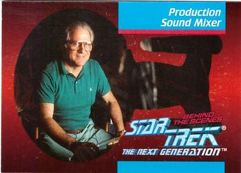 1993 SkyBox Star Trek: The Next Generation Behind the Scenes #5 Alan Bernard Front