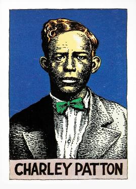 1980 Yazoo Records Heroes of the Blues #26 Charley Patton Front