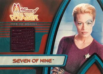 2001 Rittenhouse Women of Star Trek Voyager HoloFEX - From the Archives Costume #F1 Seven of Nine Front