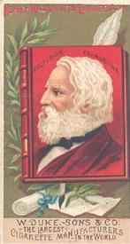 1888 W. Duke, Sons & Co. Great Americans (N76) #NNO Henry W. Longfellow Front